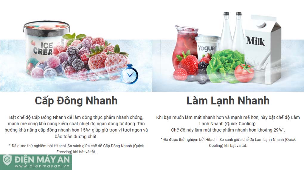 Tủ lạnh Hitachi Inverter 656 lít Side By Side HRSN9713ESUVN